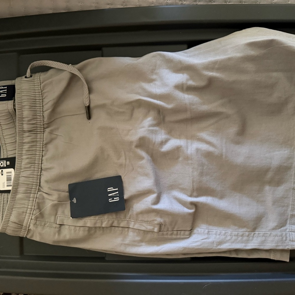 GAP Light Gray Drawstring Casual Pants